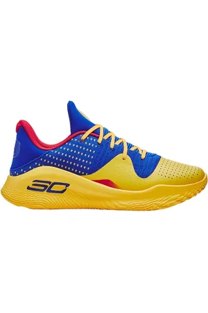 Under Armour Curry 4 Low Flotro Blauw K400