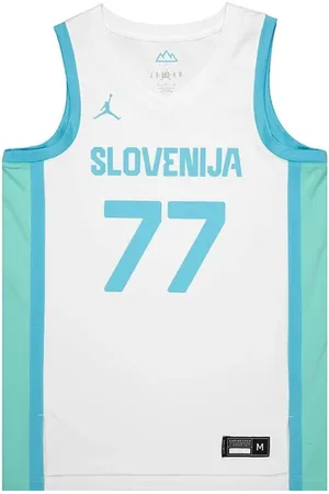 Nike Slovenië Slovenia 24 Limited Home Jersey Luka Doncic Shirt Wit K100