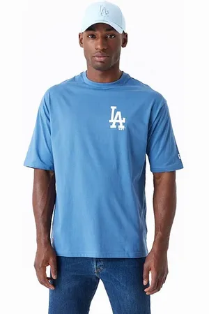 New Era T-shirt Blauw