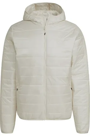 adidas Puff Jas Met Capuchon Wit