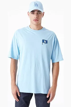 New Era MLB Los Angeles Dodgers Burger Graphic Oversized T-shirt Blauw