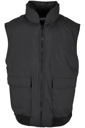 Urban classics Clean Puffer Weste Jas Zwart