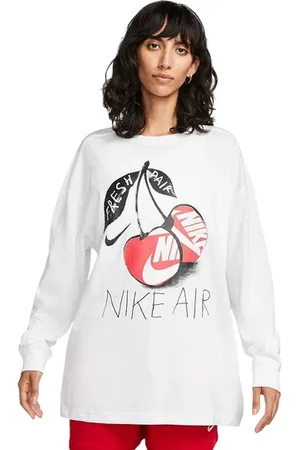 Nike 3 Oversized Sweatshirt Vrouwen Wit K100
