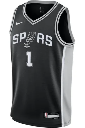 Nike NBA San Antonio Spurs Wembanyam Victor Shirt Kids Zwart Kez2b7bx2p00_naw_spuvw