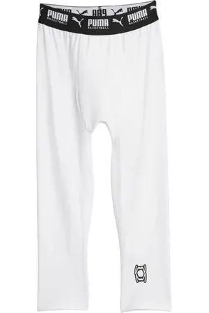 PUMA Hoops Team 3/4 Tights Ondergoed Strak Wit K002
