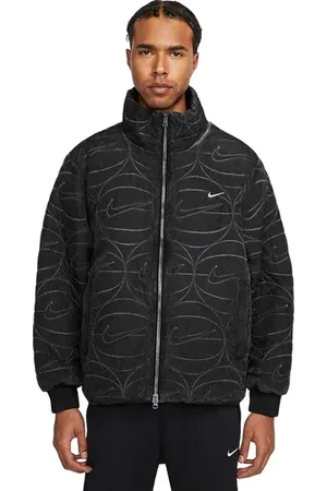 Nike Woven Fullzip Jas Met Capuchon Zwart K010