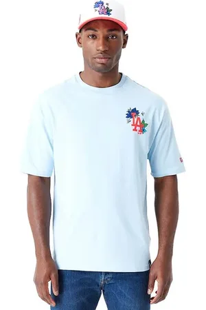 New Era T-shirt Blauw