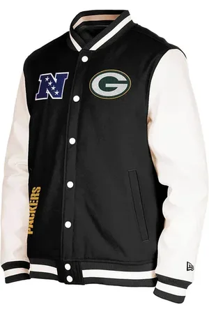 New Era Groente Bay Packers Varsity Jas Zwart