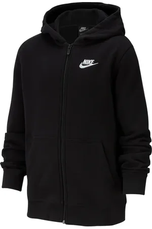Nike Full-zip Hooded Jas Met Capuchon Kids Zwart K010