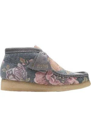 Clarks Wallabee Boots Sneaker Vrouwen Blauw