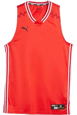 PUMA Hoops Team Game Shirt Kids Rood K004