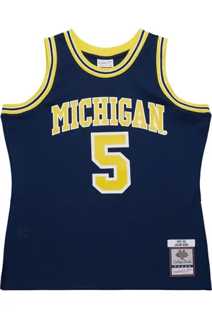 Mitchell & Ness Ncaa Swingman Michigan 1991 - Rose Shirt Blauw
