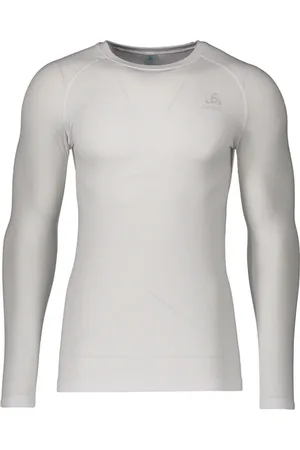 Odlo Performance Fundamentals Light L/s Crew Ondergoed Shirt Wit