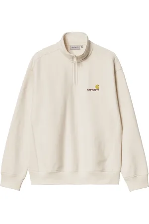 Carhartt Half-zip American Script Sweatshirt Wit
