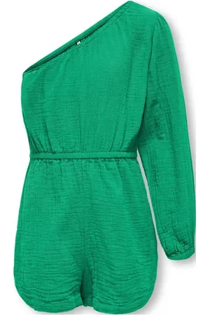ONLY KIDS GIRL playsuit KOGTHYRA Meisjes Katoen One shoulder