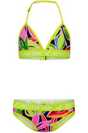 Retour Triangel bikini Noa Meisjes Polyamide Bloemen