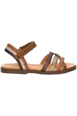 Bullboxer Sandalen Bruin Meisjes Imitatieleer Meerkleurig