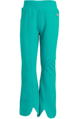 Orange stars Flared broek Moniek Meisjes Stretchkatoen Effen