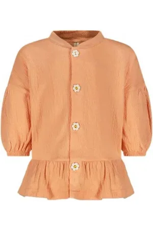 The New Chapter Baby blouse Julie Meisjes Katoen Mao kraag Effen