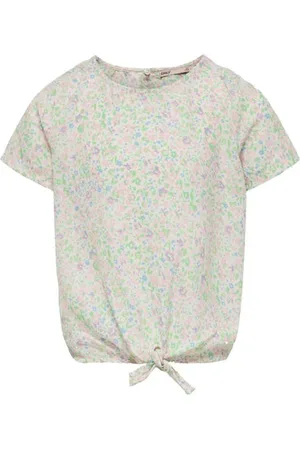 ONLY KIDS GIRL gebloemde top KOGLINO Meisjes Polyester Ronde hals