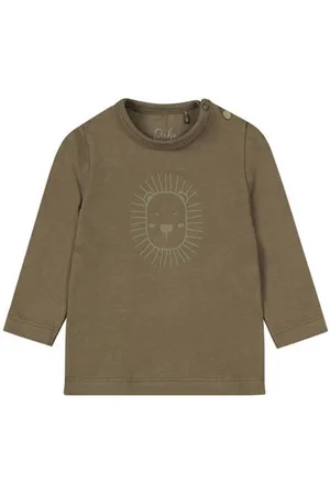 Dirkje Baby longsleeve met printopdruk Jongens Stretchkatoen Ronde hals