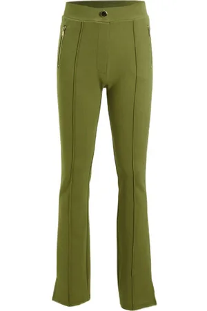 Me & My Monkey Flared broek Pixi Groen Meisjes Viscose Effen