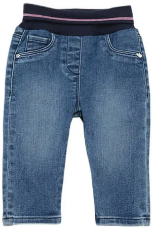 QS by s.Oliver Baby regular fit jeans light denim Blauw Meisjes Stretchdenim