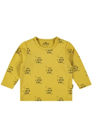 Jollein Baby longsleeve met all over print Jongens Stretchkatoen Ronde hals