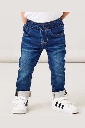 NAME IT MINI slim fit jeans NMMRYAN medium grey denim Blauw Jongens Jog denim