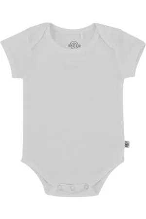 Born by Kiddo United Baby romper met tekst Jongens/Meisjes Katoen Ronde hals