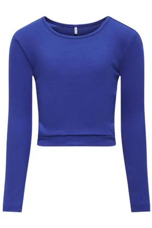 ONLY KIDS GIRL longsleeve KOGNESSA LIFE Meisjes Stretchkatoen Ronde hals
