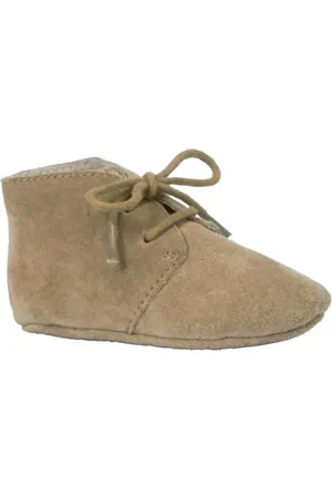 Mavies Leren babyschoenen Bruin Jongens/Meisjes Leer Effen