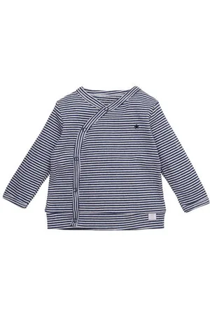 Bess Baby gestreepte longsleeve Jongens/Meisjes Stretchkatoen Ronde hals