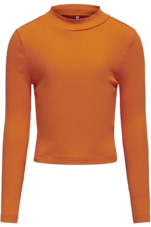 ONLY KIDS GIRL longsleeve KOGLINEA LIFE Meisjes Stretchkatoen Opstaande kraag