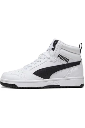 PUMA Rebound V6 Mid sneakers Jongens/Meisjes Imitatieleer Meerkleurig