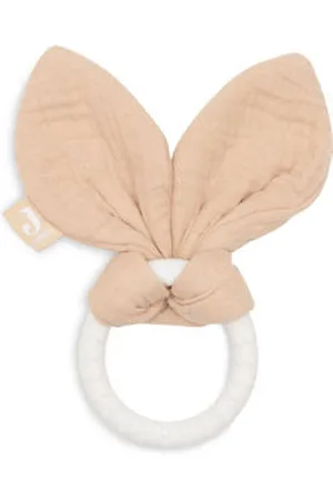 Jollein Siliconen bijtring Bunny Ears Geel