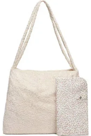 Jollein Luiertas shopper 34x43cm Boucle Ecru Effen