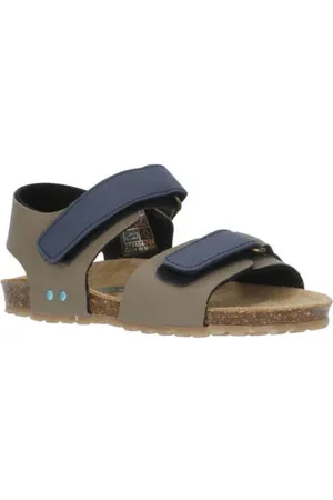 Bunnies JR Bas Beach sandalen Bruin Jongens Imitatieleer