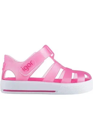 igor Waterschoenen Roze Meisjes Rubber Effen