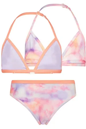 Vingino Triangel bikini Zamantha met 2 topjes lila/roze Meisjes Polyester