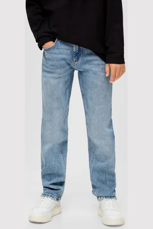 QS by s.Oliver Regular fit jeans medium blue denim Effen