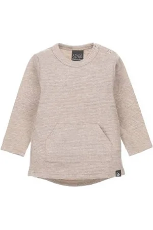Babystyling Longsleeve Jongens Stretchkatoen Ronde hals Effen