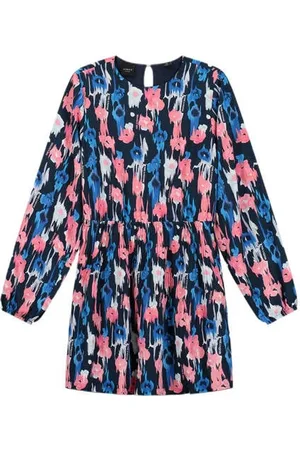 Nik & Nik Gebloemde jurk Kenley Meisjes Polyester Ronde hals
