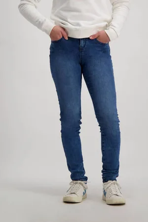 Cars High waist skinny jeans Amazing Blauw Meisjes Stretchdenim