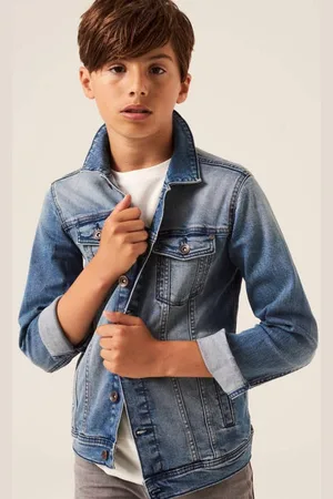 Garcia Spijkerjas Mara 400 Blauw Jongens Denim Klassieke kraag