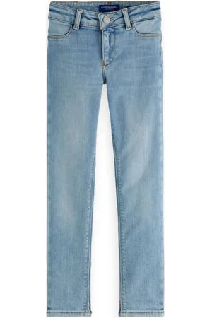Scotch&Soda Skinny jeans Milou Blauw Meisjes Stretchdenim