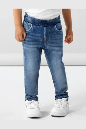 NAME IT MINI slim fit jeans NMMRYAN Blauw Jongens Jog denim
