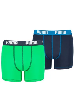 PUMA Boxershorts set van 2 Multi Jongens Stretchkatoen Effen