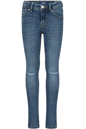 JACK & JONES Super skinny jeans JJIDAN Blauw Jongens Stretchdenim