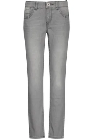 Vingino Skinny jeans Alice Grijs Meisjes Stretchdenim Effen